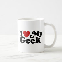 J'aime mon geek tasse à café