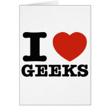 J'aime mon geeks carte