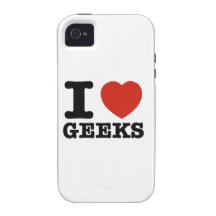 J'aime mon geeks étui iPhone 4