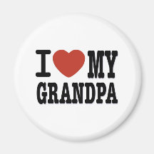 J'AIME MON GRAND-PAPA AIMANT POUR RÉFRIGÉRATEUR