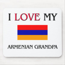 J'aime mon grand-papa arménien tapis de souris