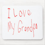 J'aime mon grand-papa ! Mousepad Tapis De Souris
