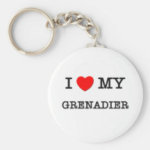 J'aime mon GRENADIER Porte-clés
