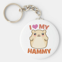 J'aime mon Hammy Porte-clés