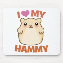 J'aime mon Hammy Tapis De Souris