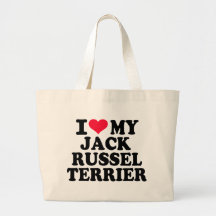 J'aime mon Jack Russel Terrier Sacs