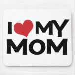 J'aime mon jour de mère de maman Mousepad Tapis De Souris