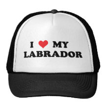 J'aime mon Labrador Casquettes