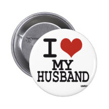 J'aime mon mari badges avec agrafe