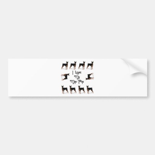 J'aime mon Minute-Pin Adhésifs Pour Voiture