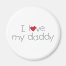 J'aime mon papa aimants pour réfrigérateur
