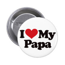J'aime mon papa badges