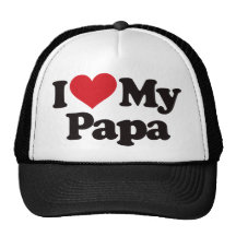 J'aime mon papa casquettes de camionneur