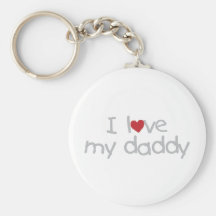J'aime mon papa porte-clefs