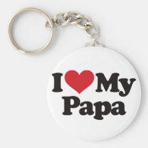 J'aime mon papa porte-clés