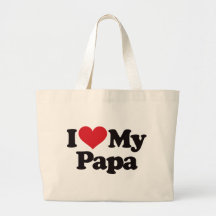 J'aime mon papa sac