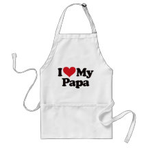 J'aime mon papa tablier