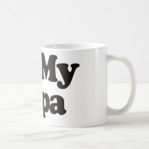 J'aime mon papa tasse à café