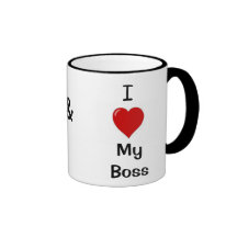 J'aime mon patron que mon patron m'aime - tasse de