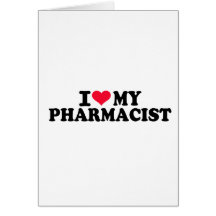 J'aime mon pharmacien carte de vœux