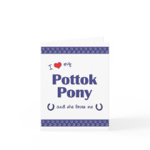 J'aime mon poney de Pottok (le poney femelle)