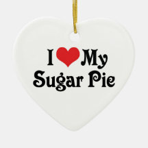 J'aime mon tarte de sucre décoration de noël