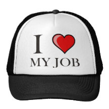 J'aime mon travail casquette de camionneur