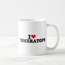 J'aime mon Triceratops Tasse