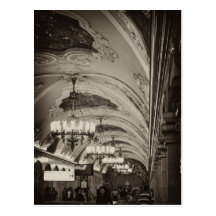 J'aime Moscou.  Souterrain opulent Cartes Postales