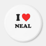 J'aime Neal Aimants Pour Réfrigérateur
