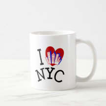 J'aime New York City Tasses
