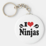 J'aime Ninjas Porte-clef
