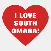 J'AIME OMAHA DU SUD ! ADHÉSIF