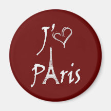 j'aime Paris Aimant