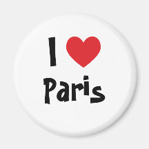 J'aime Paris Magnets Pour Réfrigérateur