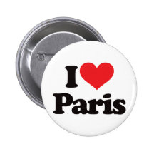J'aime Paris Pin's Avec Agrafe