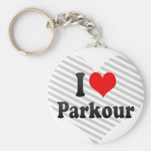J'aime Parkour Porte-clé