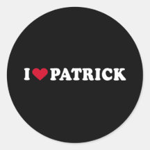 J'AIME PATRICK ADHÉSIFS