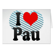 J'aime Pau, France Carte De Vœux