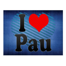 J'aime Pau, France Cartes Postales