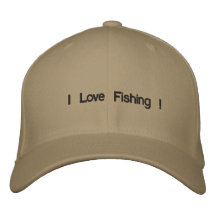 J'aime pêcher ! casquettes brodées