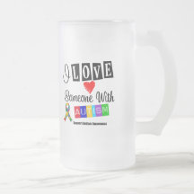J'aime quelqu'un avec l'autisme mug