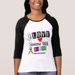 J'aime quelqu'un avec l'autisme t-shirts