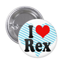 J'aime Rex Badge Avec Épingle