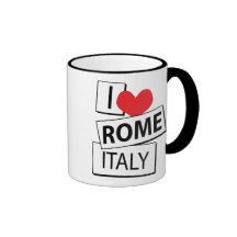 J'aime Rome Italie Mugs