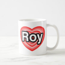 J'aime Roy. Je t'aime Roy. Coeur Tasses À Café