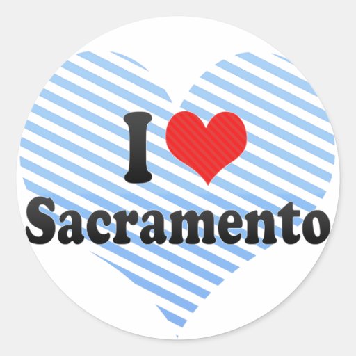 J'aime Sacramento Adhésifs