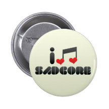 J'aime Sadcore Badge Avec Épingle