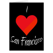 J'aime San Francisco Carte De Vœux