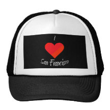 J'aime San Francisco Casquettes De Camionneur